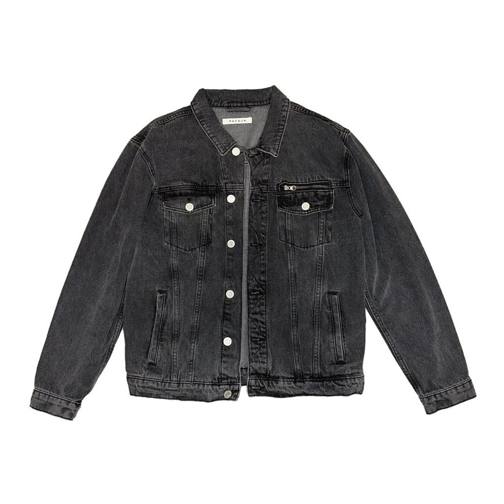 PacSun Grey Denim Jacket